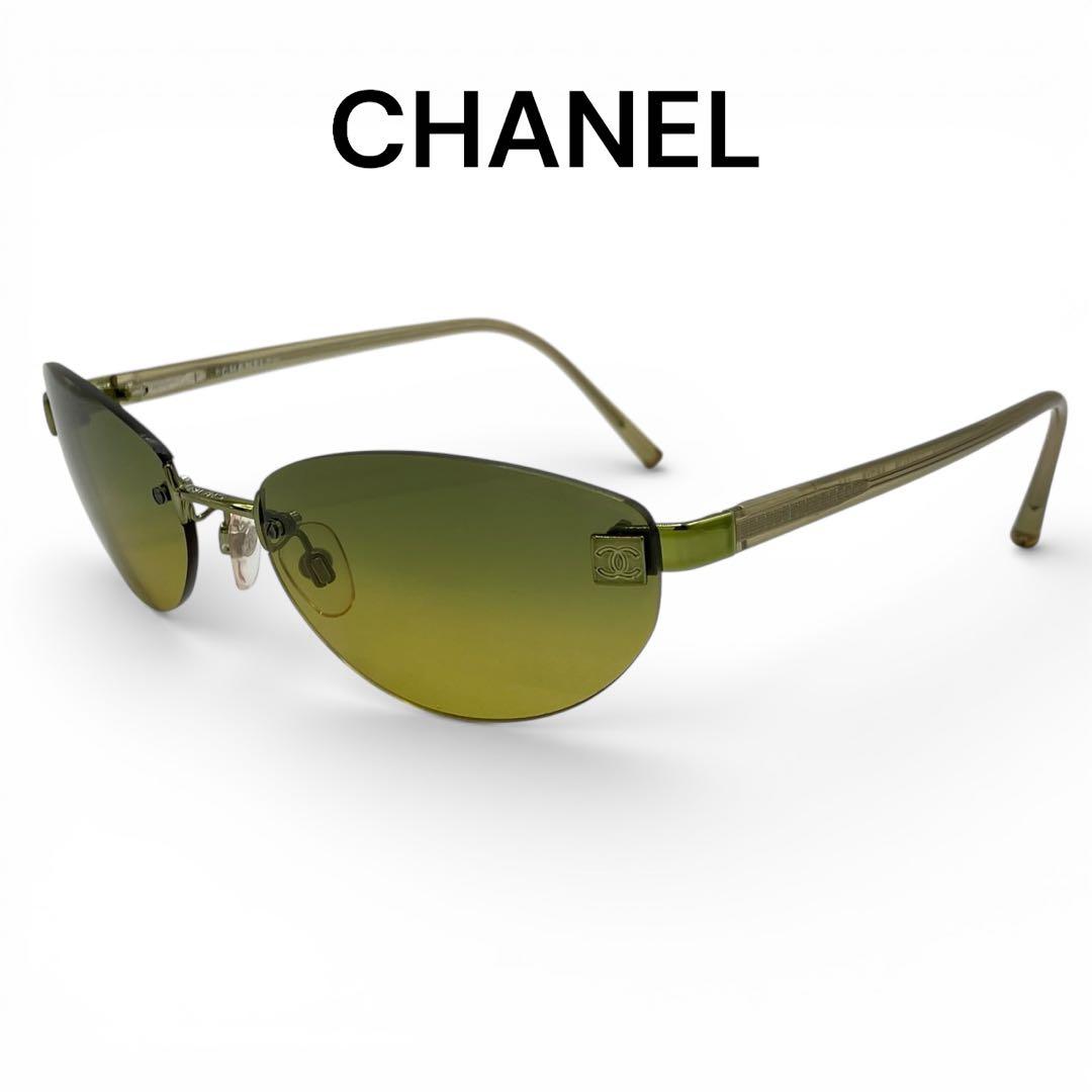 CHANEL サングラス アイウェア リムレス　フレームレス ココマーク グラデ