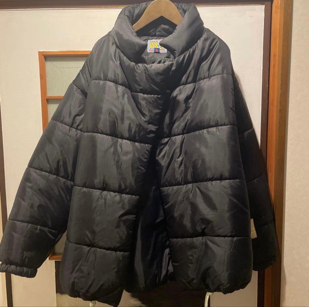 W&LT ブラック ダウンジャケット S
