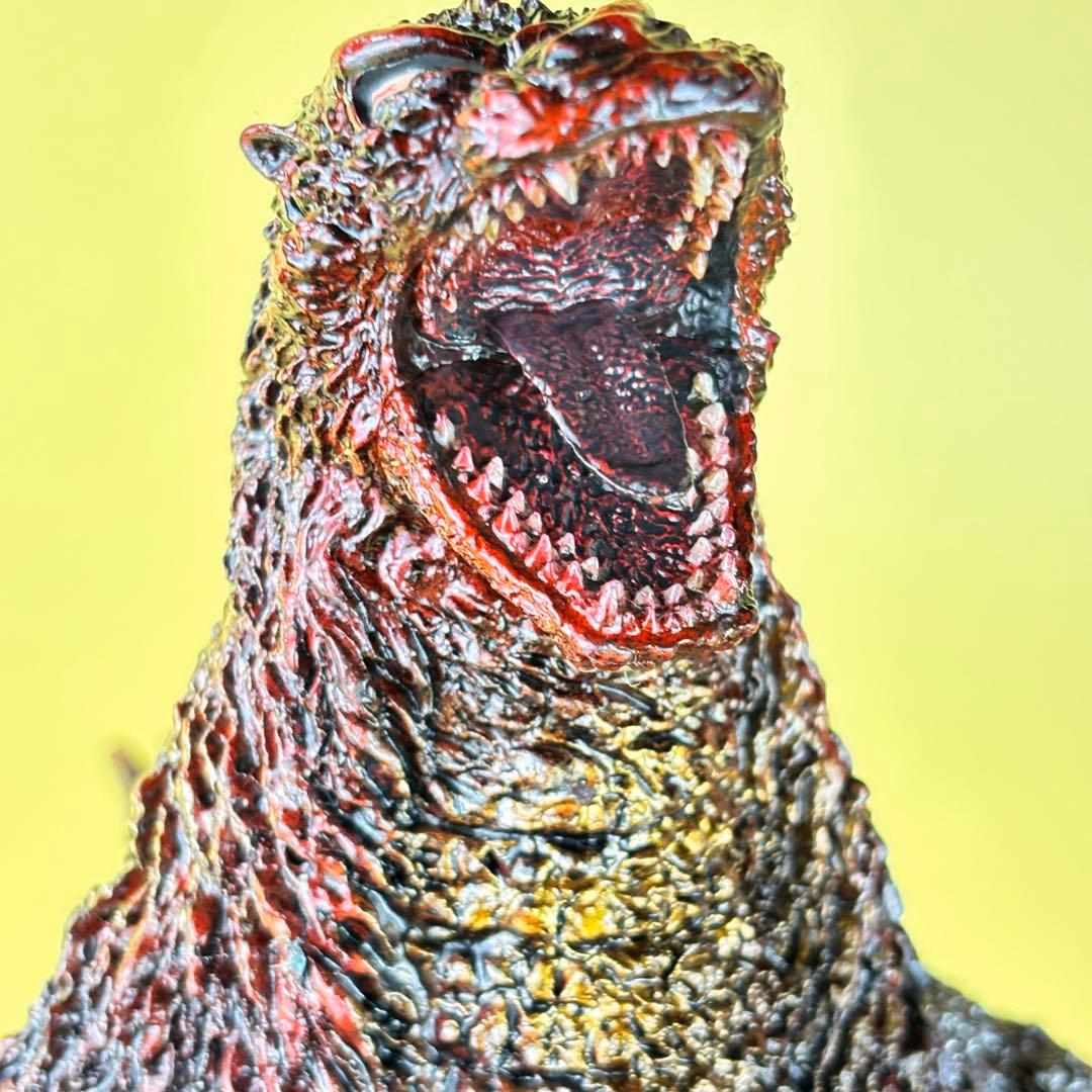 東宝30ｃｍシリーズ ラストシーン ゴジラ カスタム　赤・金　後藤 彩色所