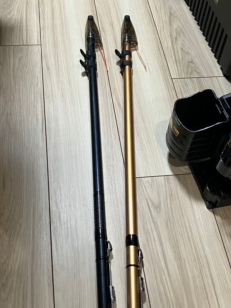 5.3m磯竿2本セットリバティークラブ磯風1.5-53ランドメイト2-530