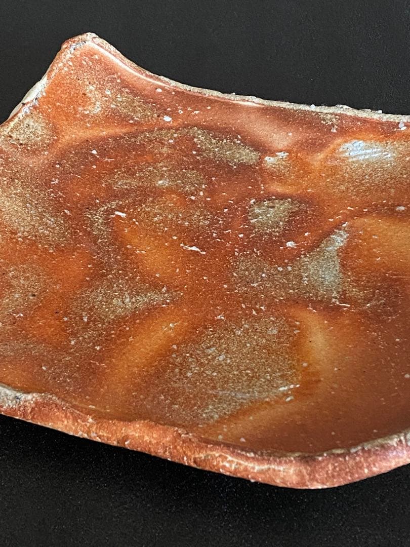 信楽焼 Shigaraki 四方皿 Square Plate 古谷道生 J03