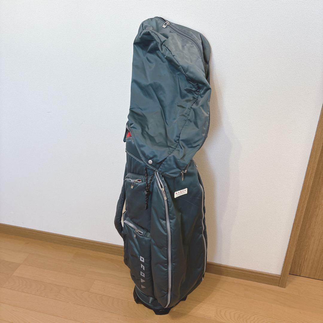 K405 onoff ナイロンツイル ネイビー キャディバッグ