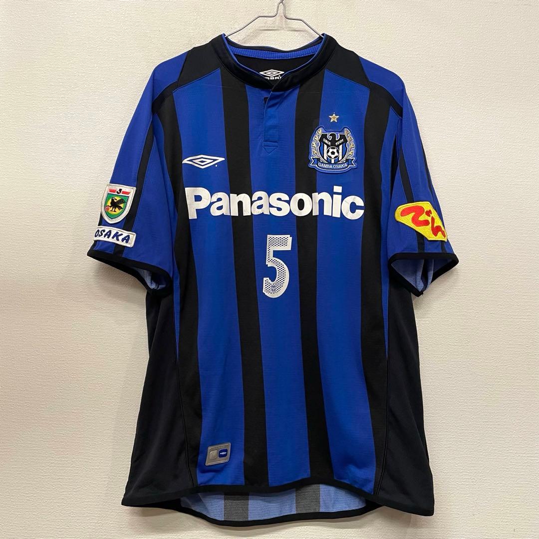 umbro ガンバ大阪 宮本恒靖 タグ付き ユニホーム