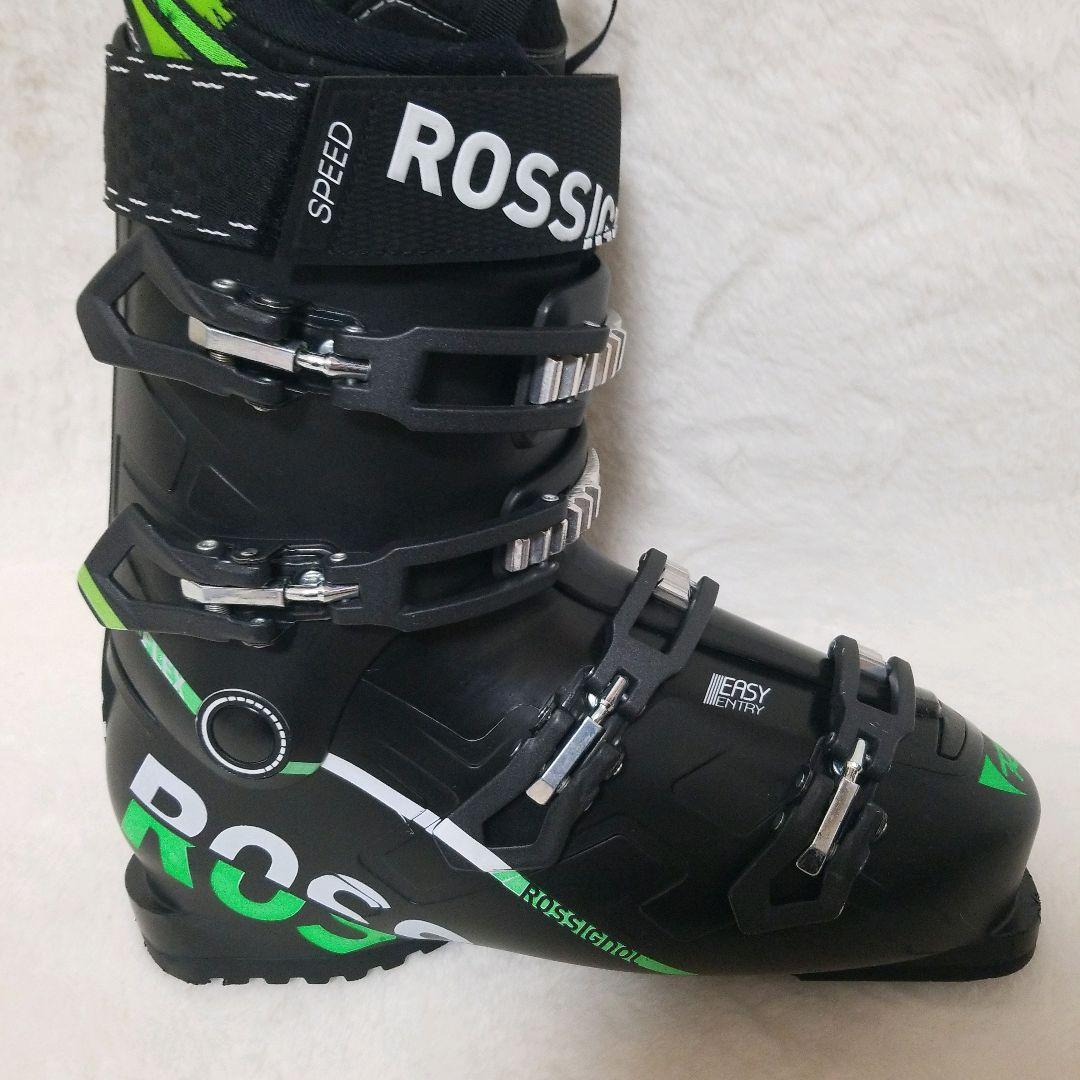 【極美品】ロシニョール　スキー　ブーツ　初心者用　27.5cm 黒　ロゴ