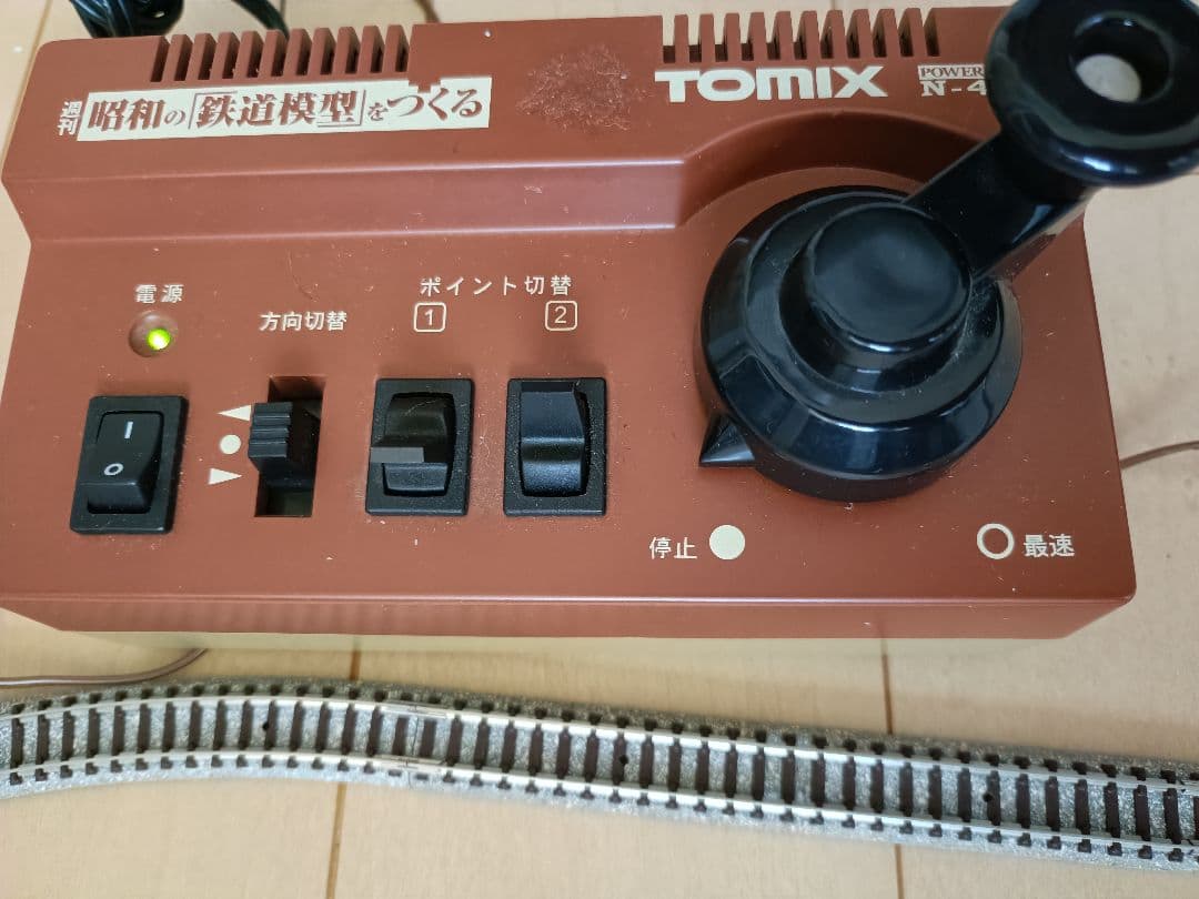 待避線レイアウト キハ40M車 パワーユニット 電動ポイント 駅舎付　フルセット