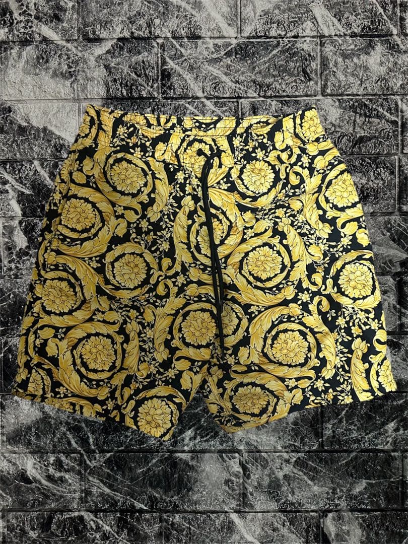 VERSACE ゴールドバロック柄 海パン Mサイズ