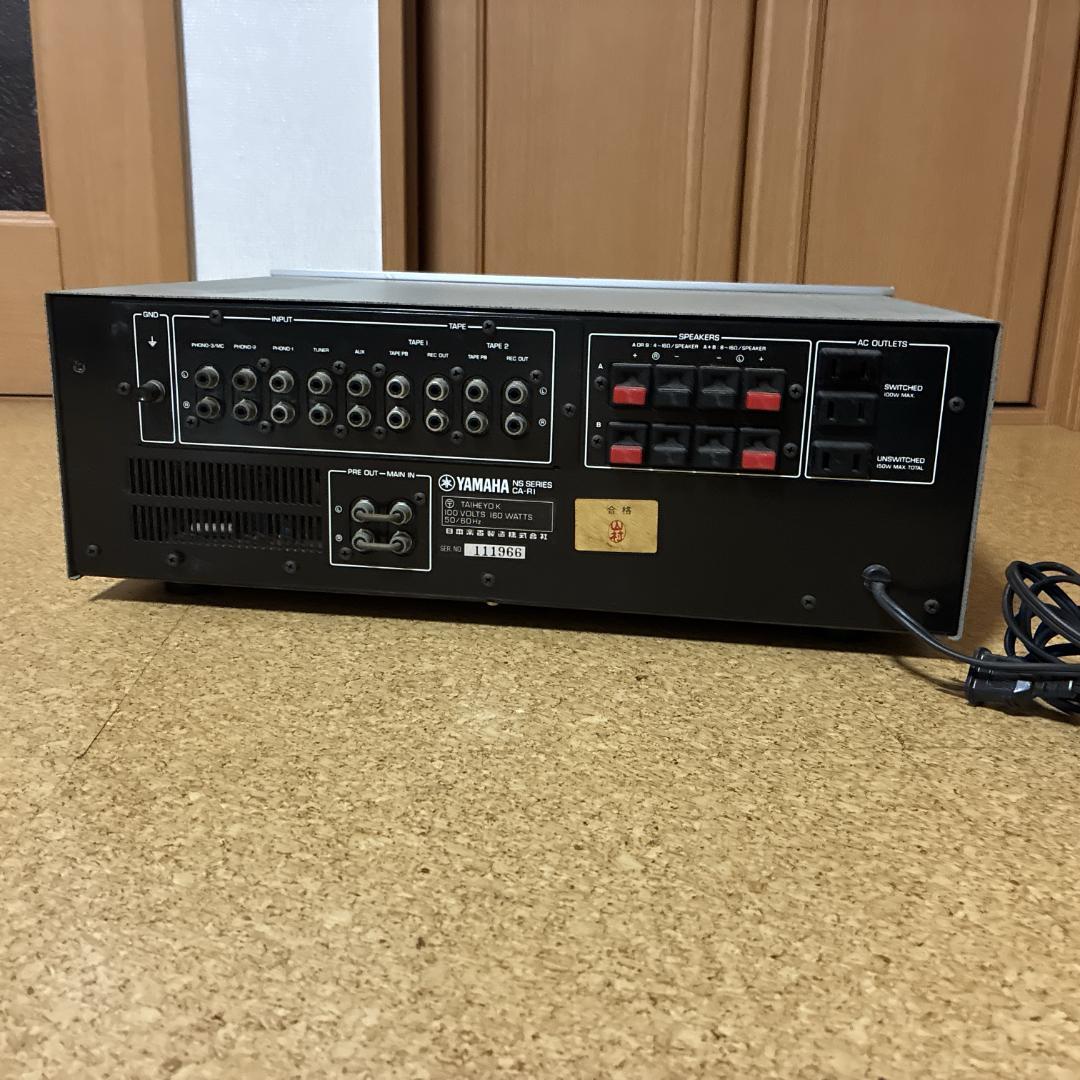 YAMAHA CA-R1 プリメインアンプ 現状品