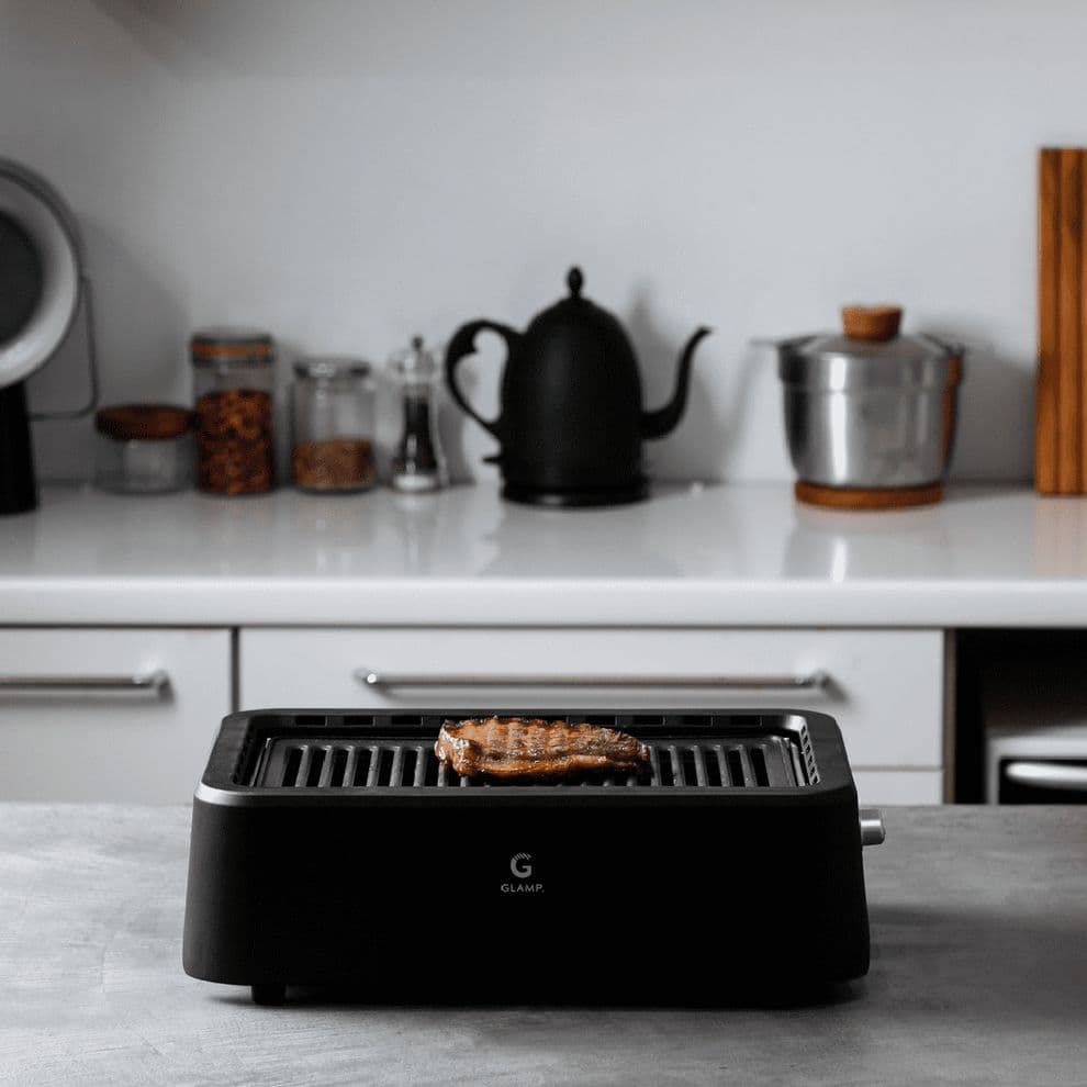 【新品未使用　即日発送】GLAMP.超少煙グリル ブラック