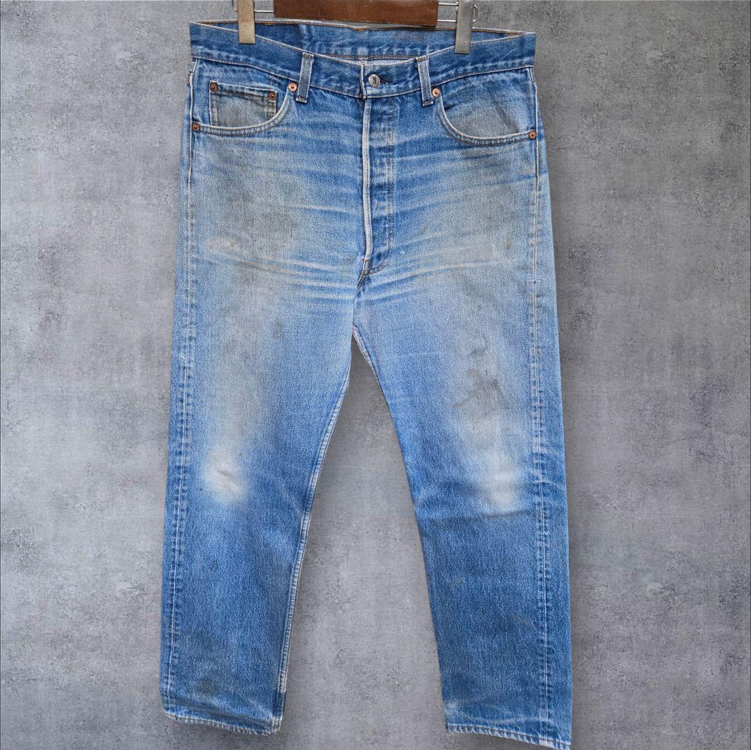 【極上ヒゲ】USA製 Levi's 501 W36 濃淡エイジング