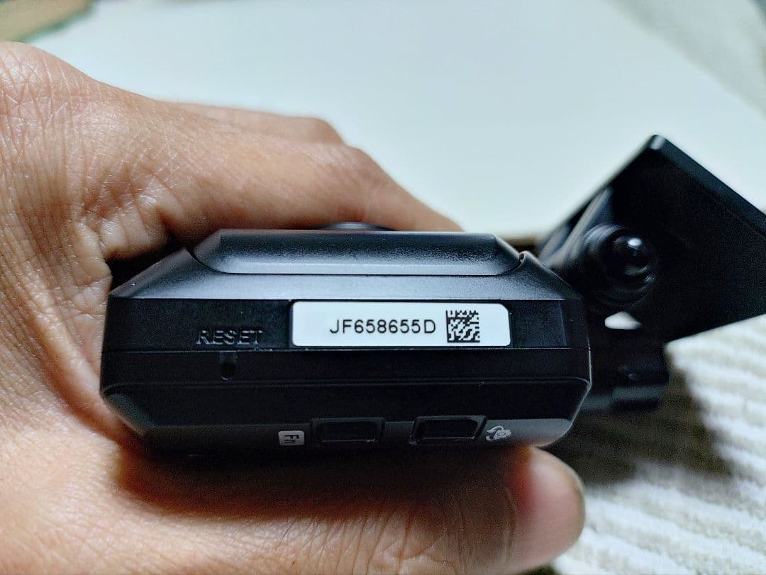 コムテックZDR-016型前後2カメラドライブレコーダー完全作動確認フルセット