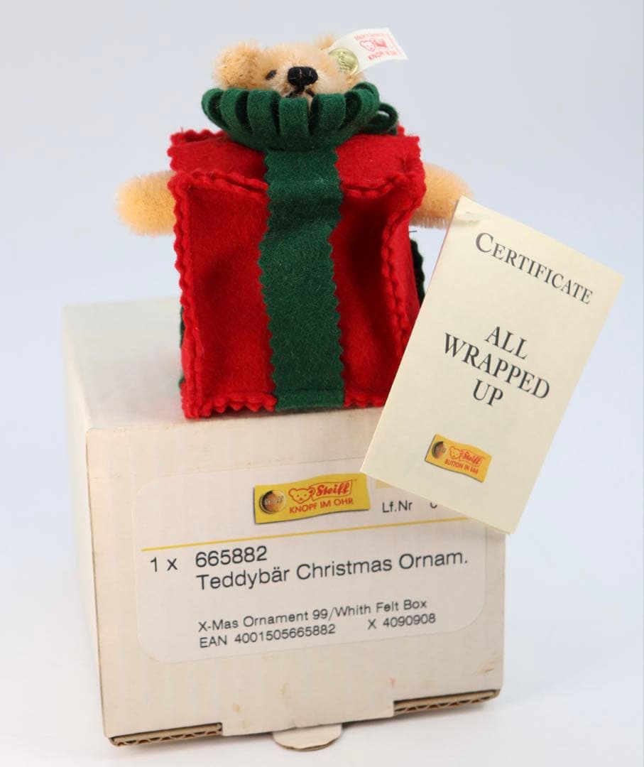 Teddybär Christmas Ornam. シュタイフ・オーナメントベア