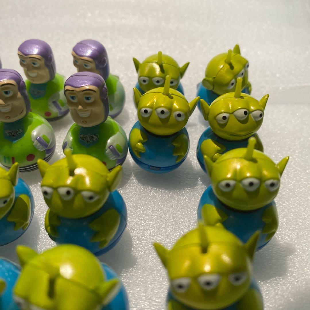 トイストーリー　バズ　リトルグリーンメン　起き上がり小法師 34個セット