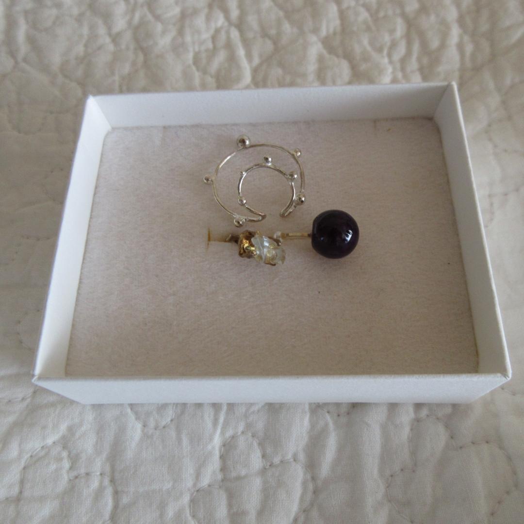 H.P.FRANCE ピアス　シルバーイヤーカフ　イヤリング　セット　完売品