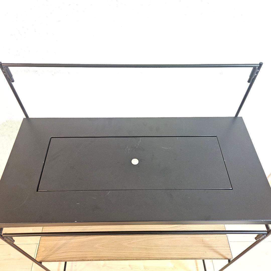 アイアン工房　キッチンテーブル+スノーピーク　マルチパーパストートバッグ　セット