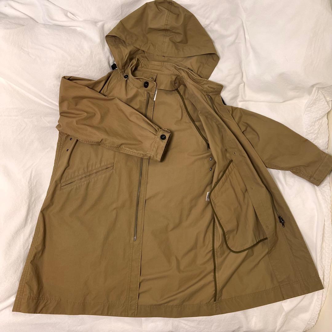 【値下げ中！】MHL. モッズコート フーディ　ダウンライナー付き　　　ベージュ