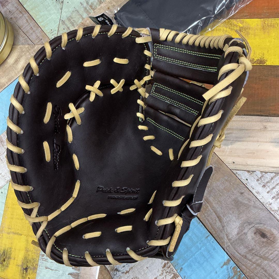 ゼットプロステイタス軟式ファーストミット　サウスポー湯もみ型付けサービス