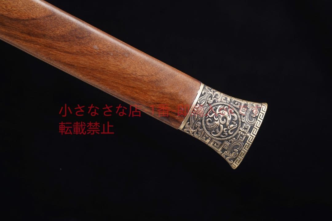 八面四聖漢剣ダマスカス紋細工 古兵器 武具 刀装具 日本刀 模造刀 居合刀