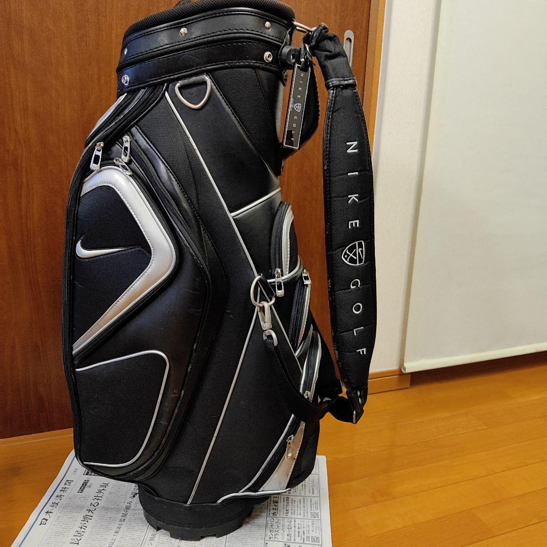Nike ゴルフ キャディバッグ ブラック/シルバー