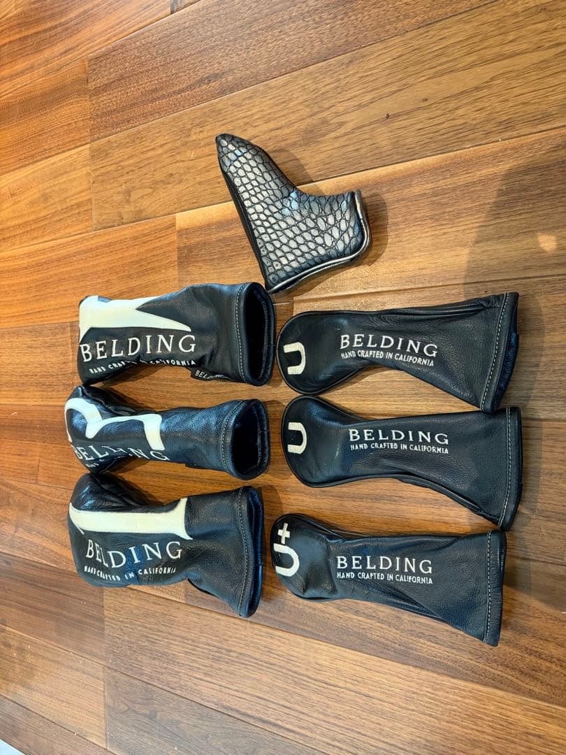 「BELDING（ベルディング） ゴルフキャディバッグ＆ヘッドカバーセット」