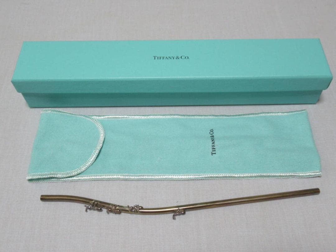 ◆非売品 特注 共箱付！ティファニー マドラー アリ/蟻4匹 銀製/SV925