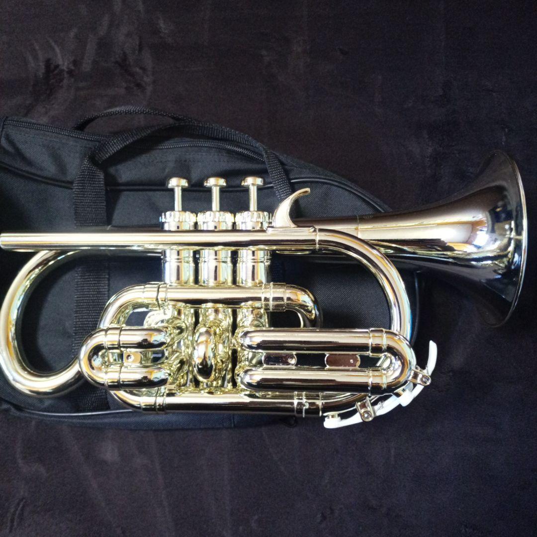 ZO プラスチックコルネット シャンパンゴールド プラクティスミュートセット