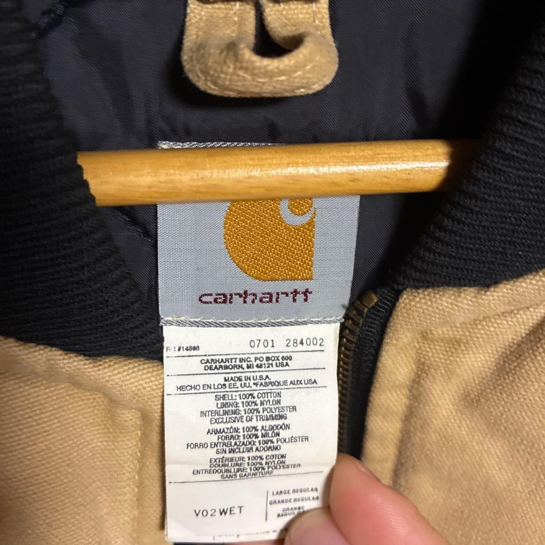 carhartt ベージュ ジップアップ ベスト