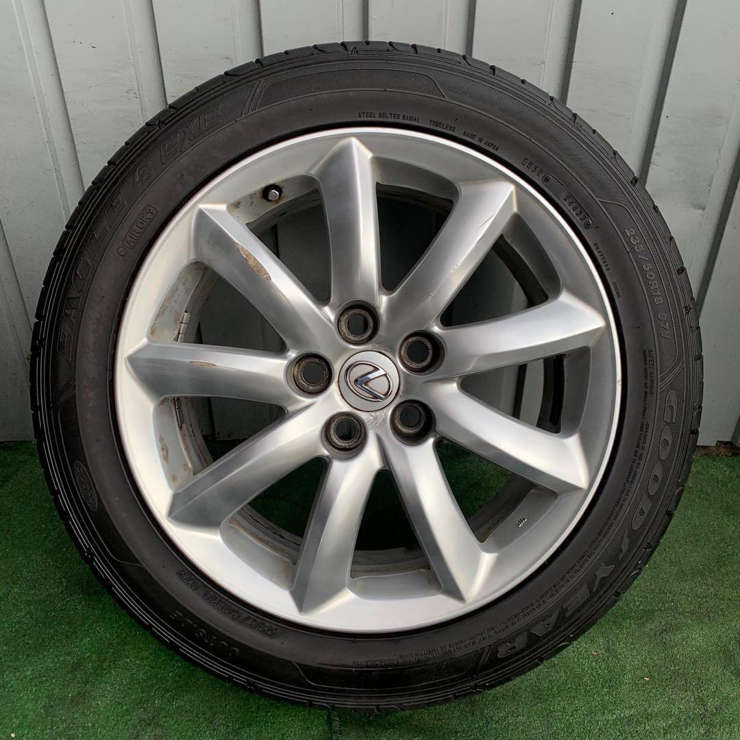 レクサス LS460 LS600 純正18インチホイール /タイヤ