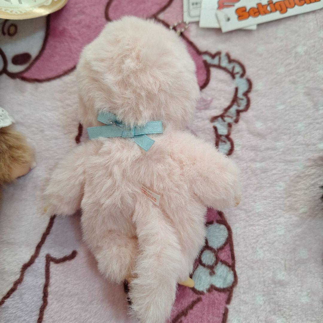 スウィートブラウン モンチッチ キーチェーン ホワイト ピンク ブラックセット