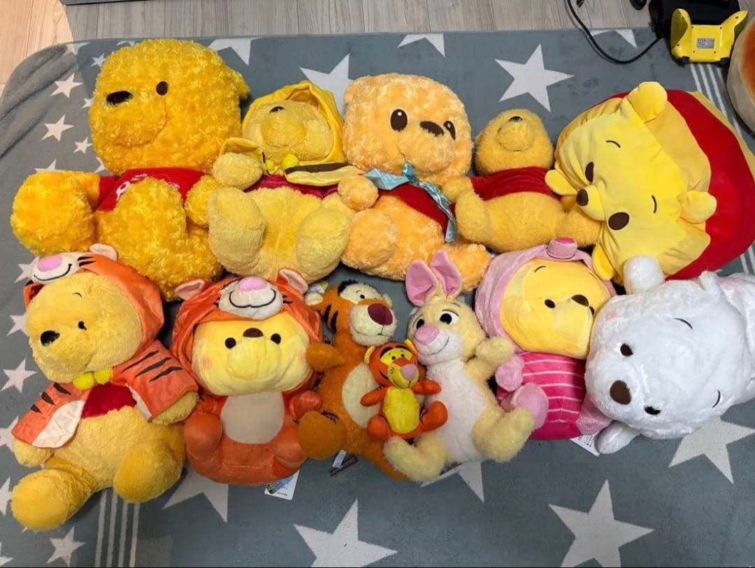 くまのプーさん ぬいぐるみとクッション12点セット まとめ売り