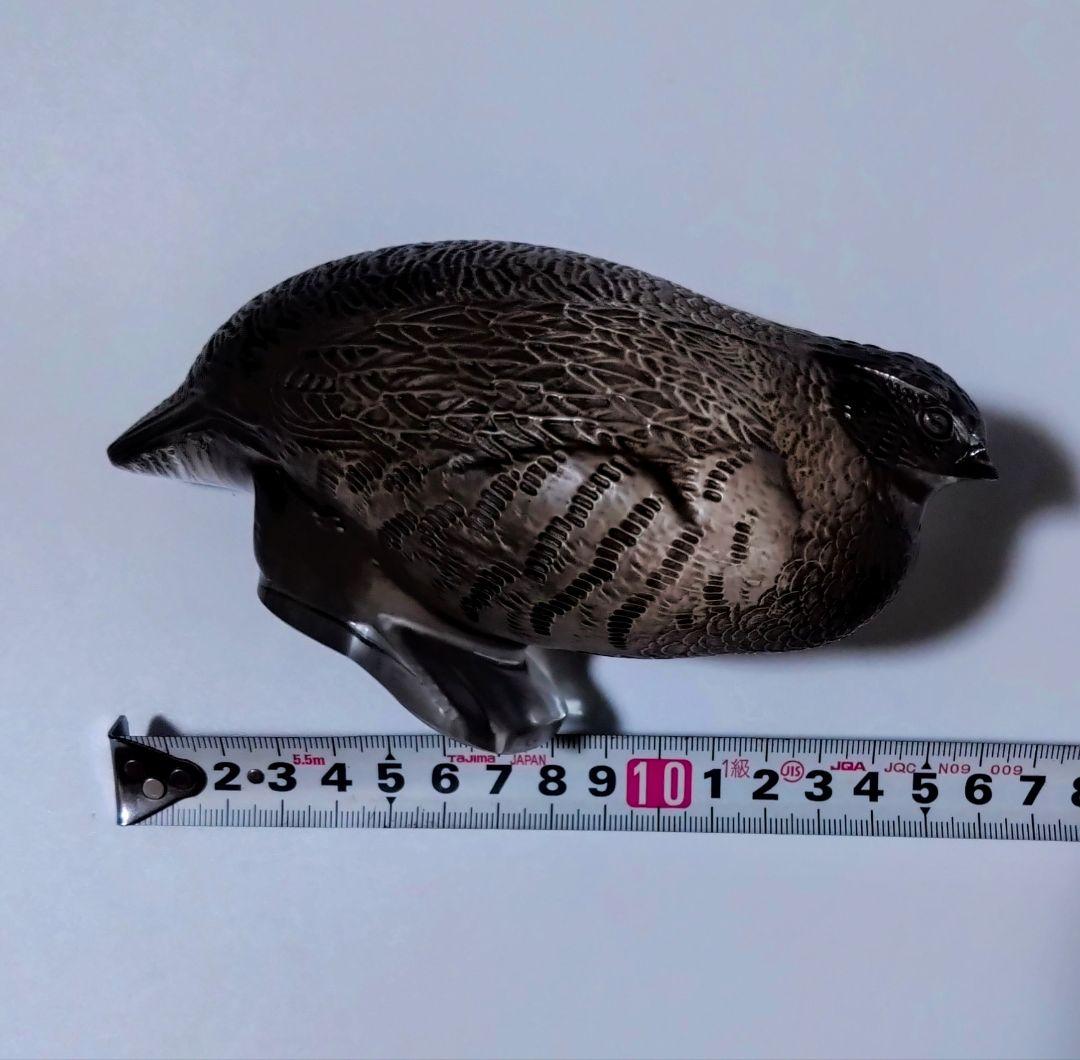 ルネ　ラリック　R LALIQUE　ウズラ　置物　オブジェ　クリスタル