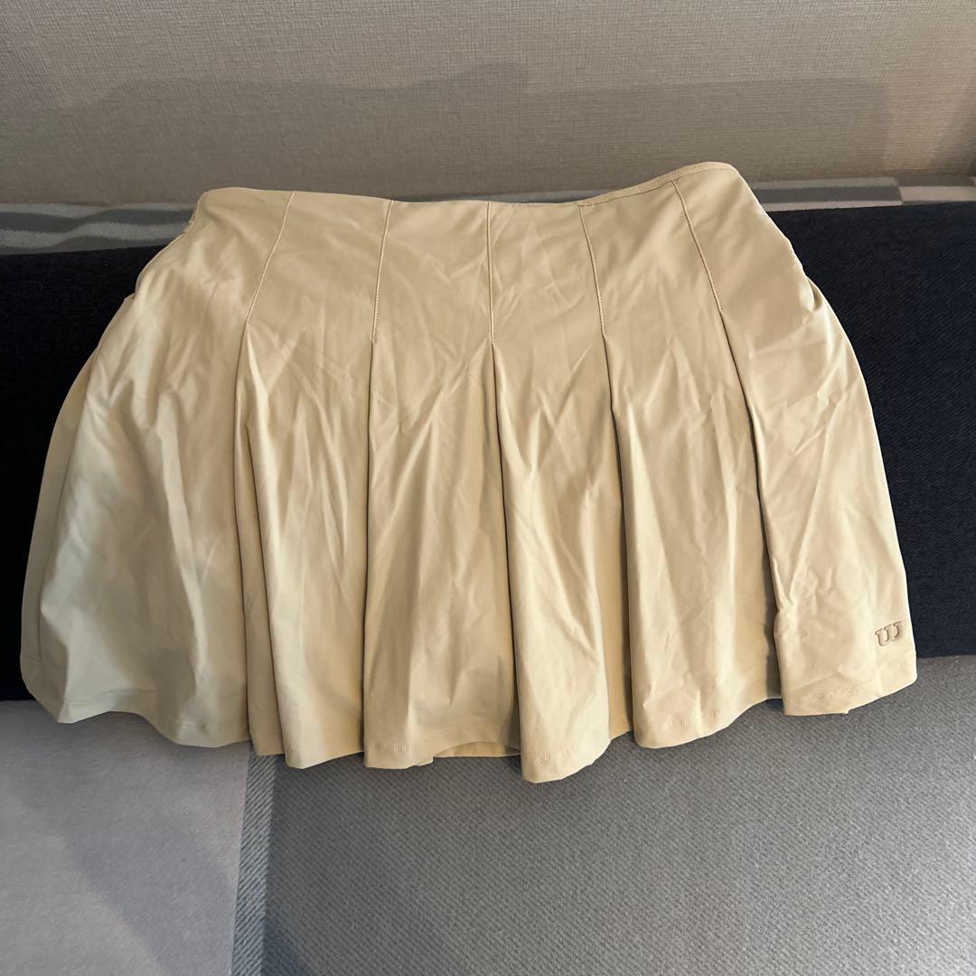 Wilson Mサイズ ベージュ プリーツスカート