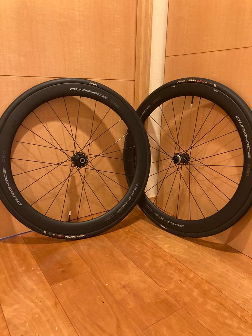 【美品】デュラエース　DURA-ACE WH-R9270-C50 タイヤ付