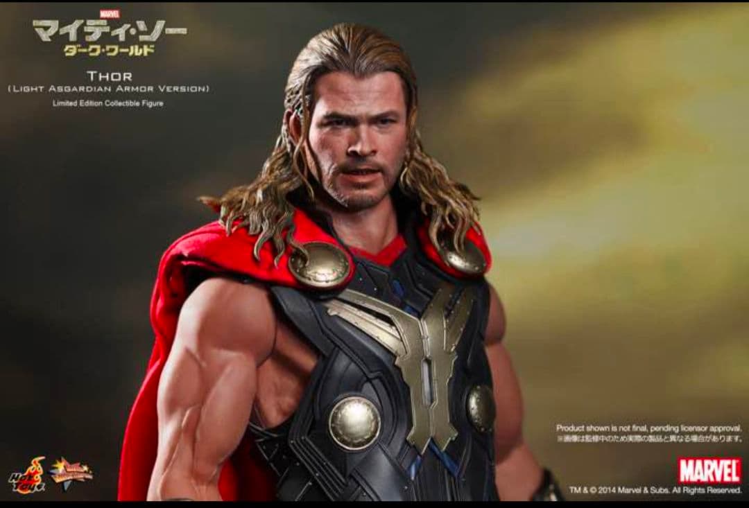 HotToys 限定版 1/6 マイティ・ソー ライトアーマー版 ほぼ未使用