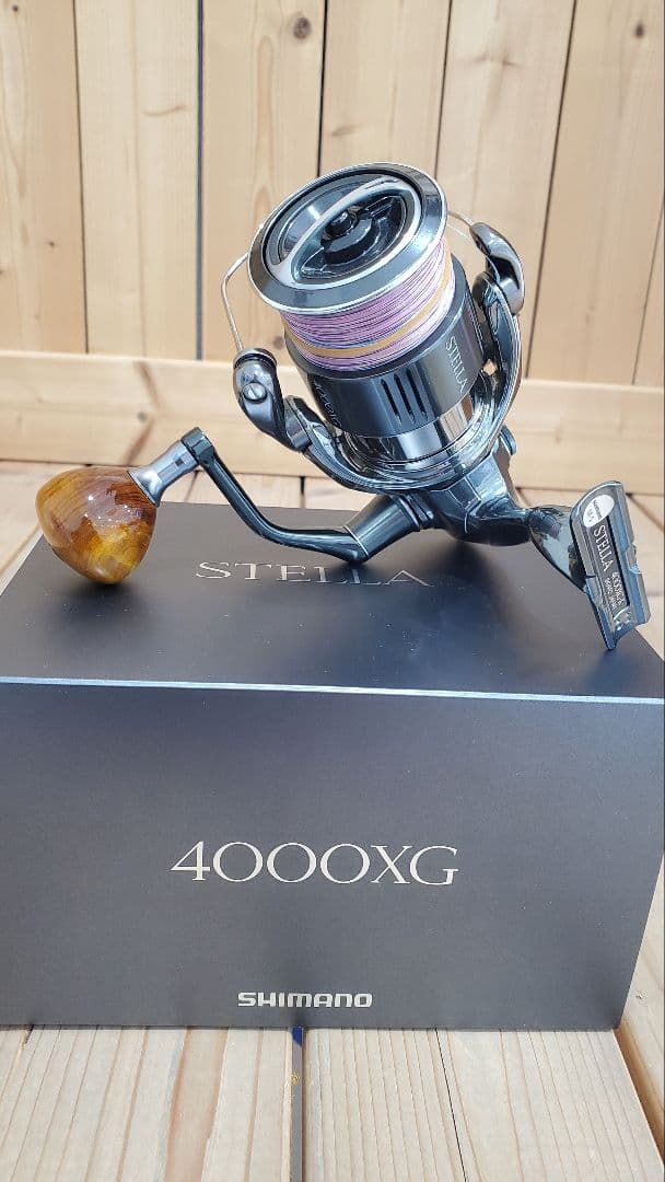 【極美品】☆22ステラ4000XG☆ウォーターランドウッドノブ★