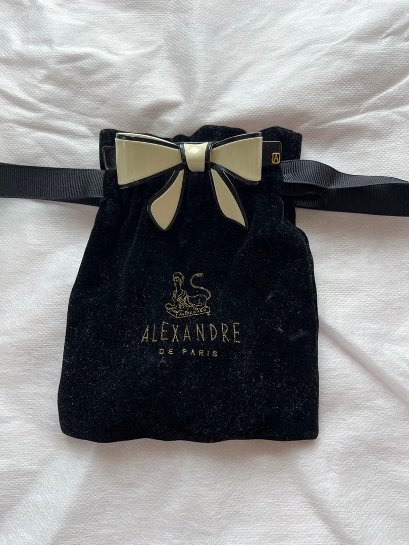 ALEXANDRE DE PARIS LISERAI リボン バレッタ