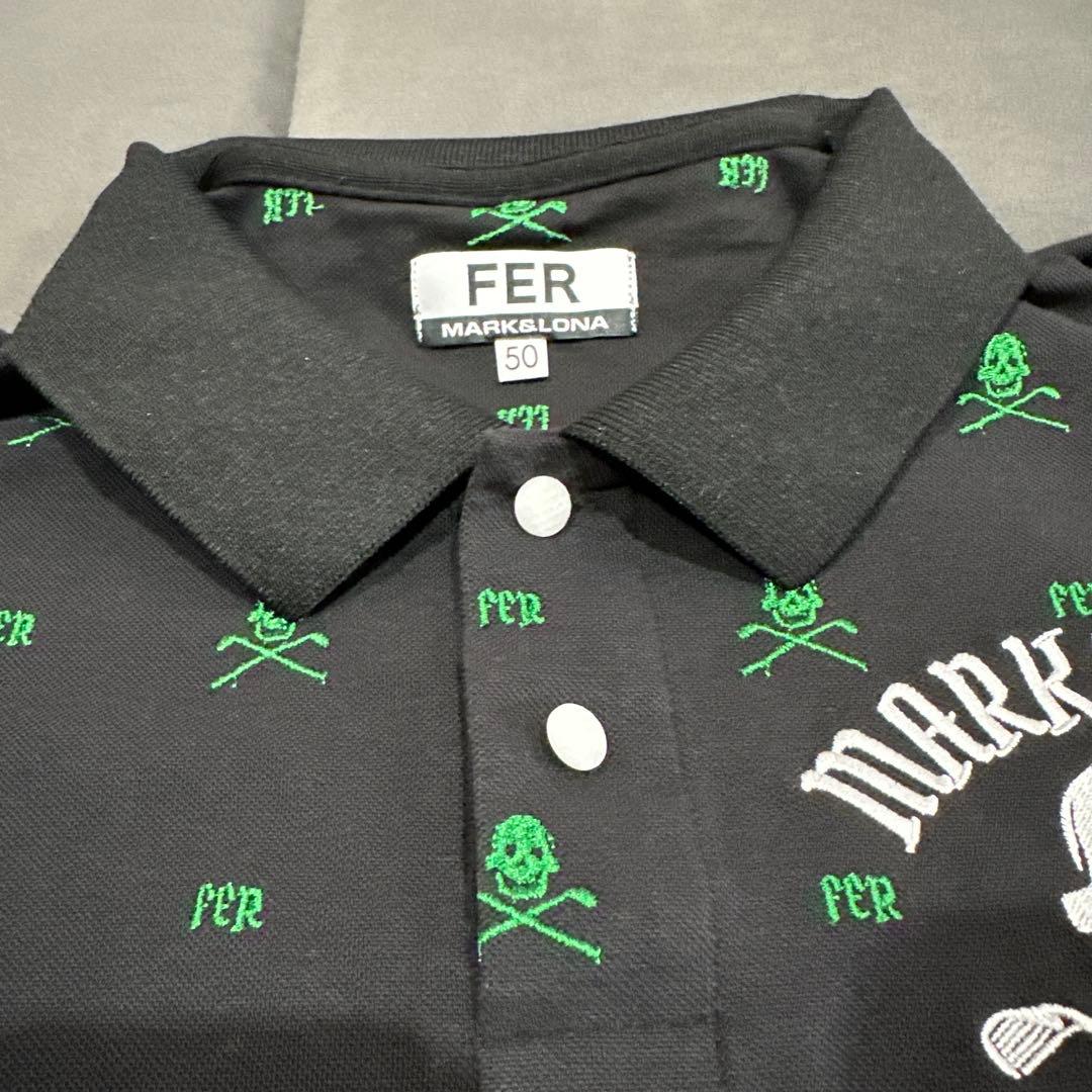 ✴︎美品✴︎MARK & LONA スカルデザイン ポロシャツ