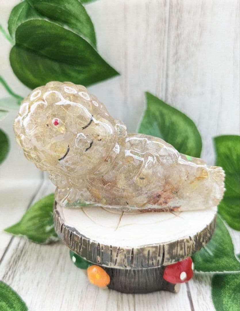 【Milky】グリーンクォーツのクリスマスツリー形オルゴナイト☆他６点