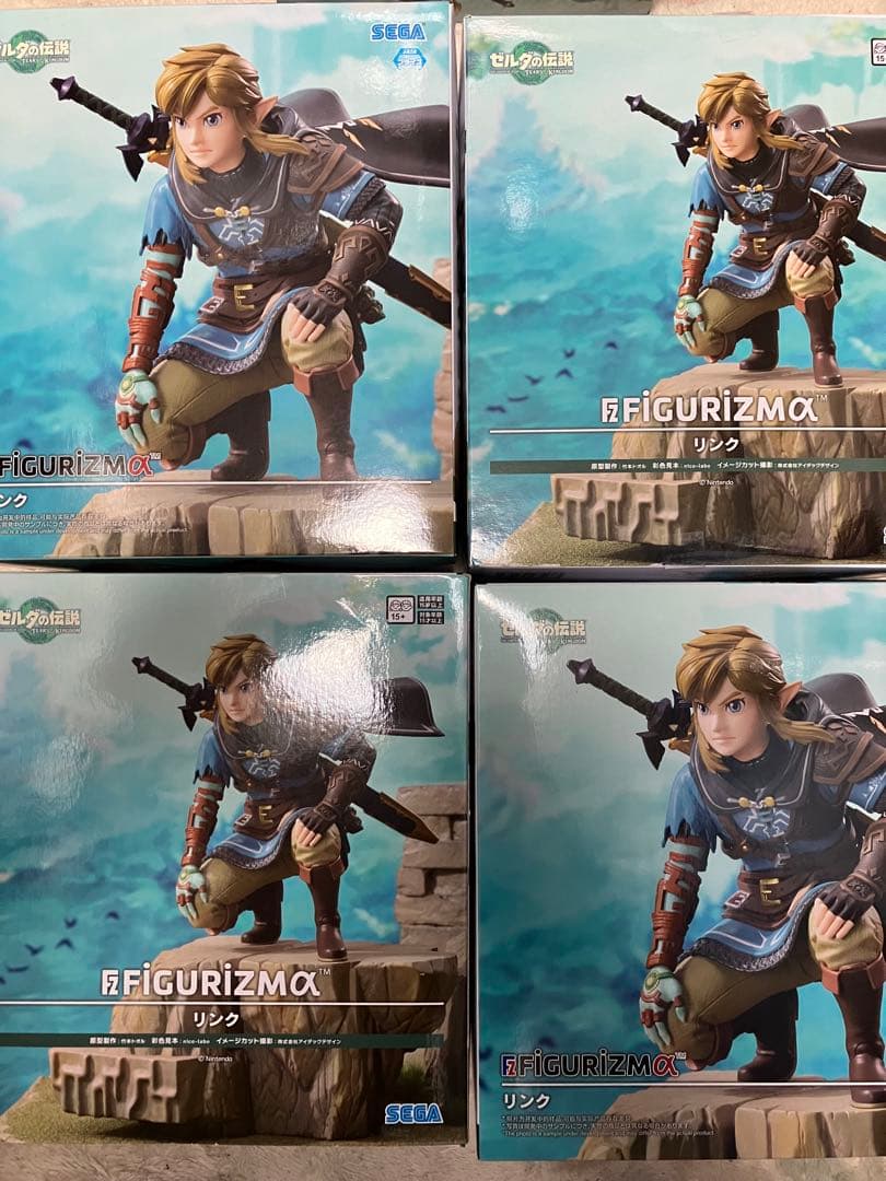 ゼルダの伝説 ティアーズオブザキングダム FIGURIZMα リンク 4個セット