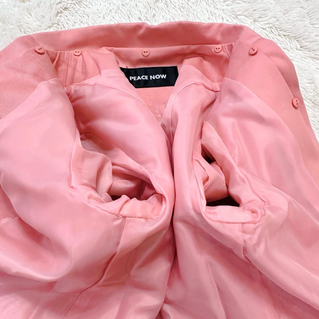 【未着用級•タグ付き】ピースナウ 2way 耳付きフード スプリングコート M