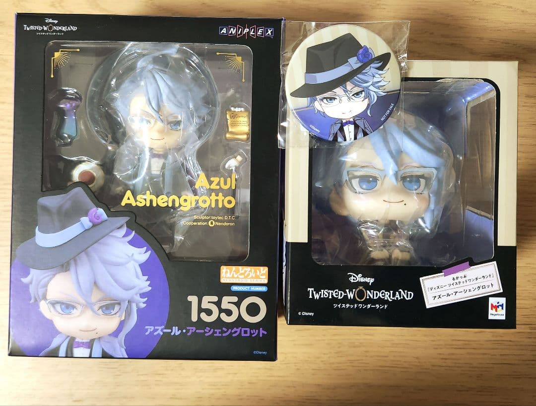 ねんどろいど/るかっぷ/缶バッチ　アズール・アーシェングロット3点セット