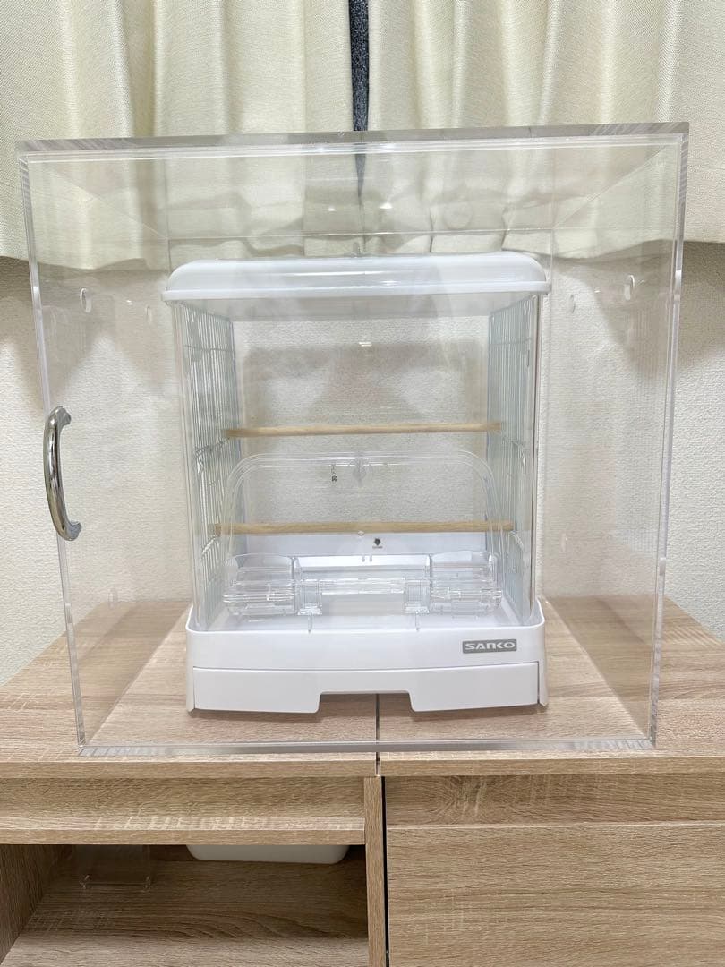 鳥かご アクリルケース　スライド式 W500×H500×D380