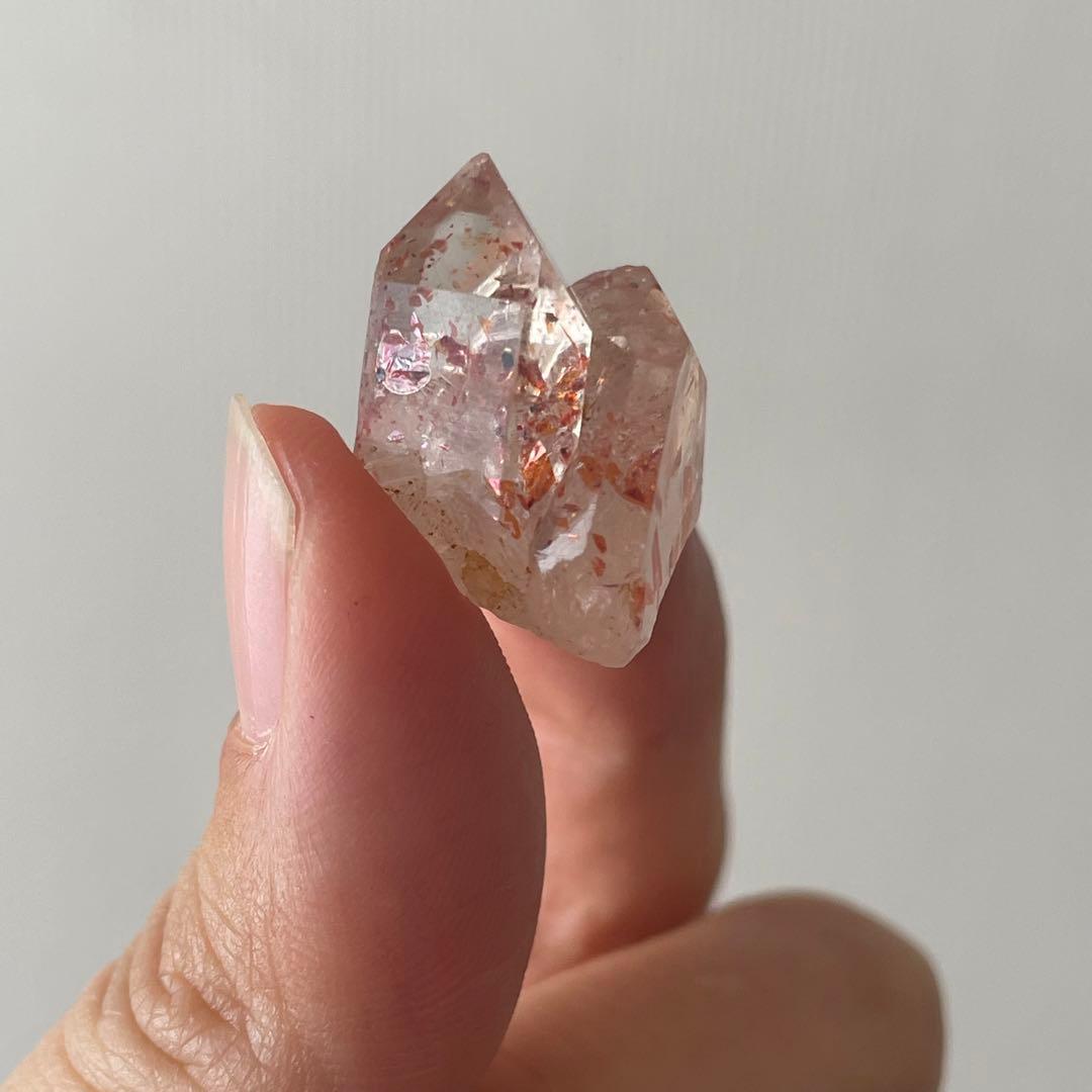 モンド　エレスチャルクォーツ　タンザニア　水晶　レピドクロサイト