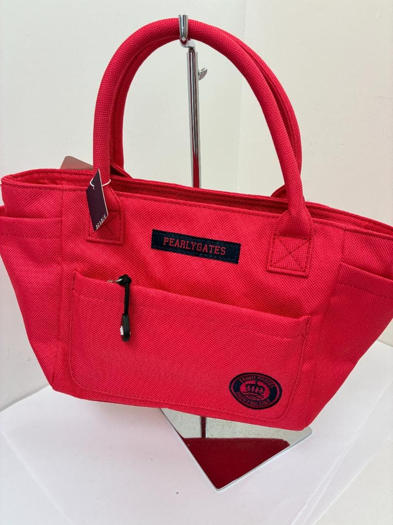 L02206）新品　パーリーゲイツ　王冠 マーク ゴルフ カート バック　ピンク