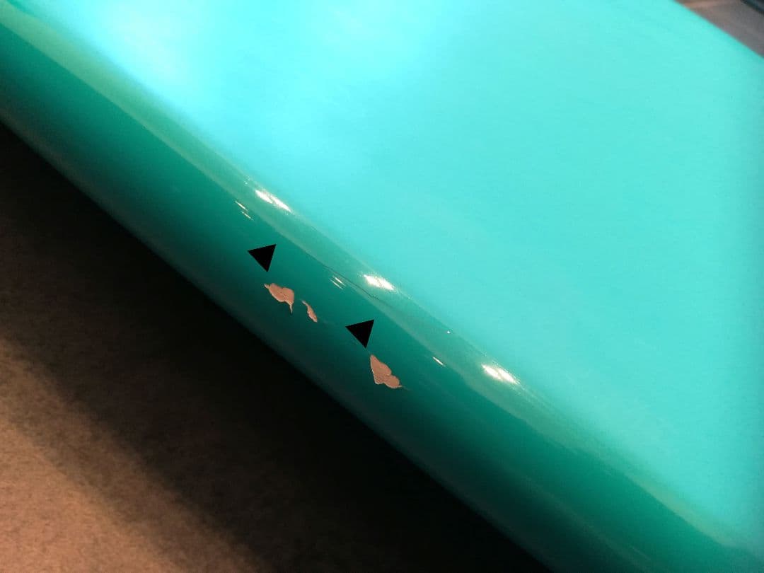 【美品】NSP6'4ft フィン/デッキパッド/リーシュ7ft含 ショートボード