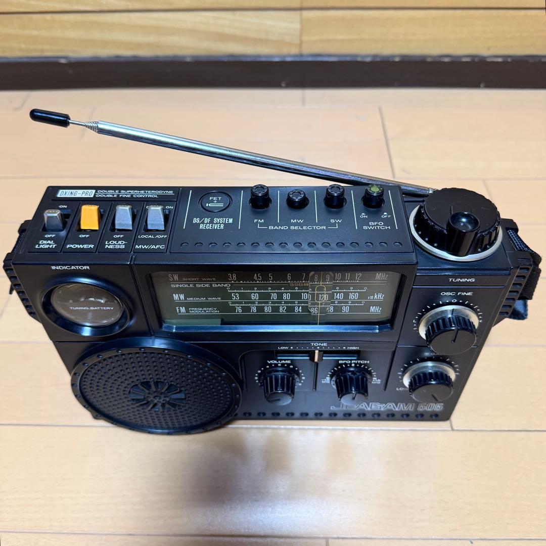 三菱　3バンドBCLラジオ　ジーガム505　JP-505 【ジャンク】