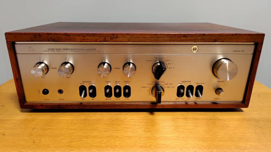LUXMAN L-504 ステレオ プリメインアンプ インテグレーテッド