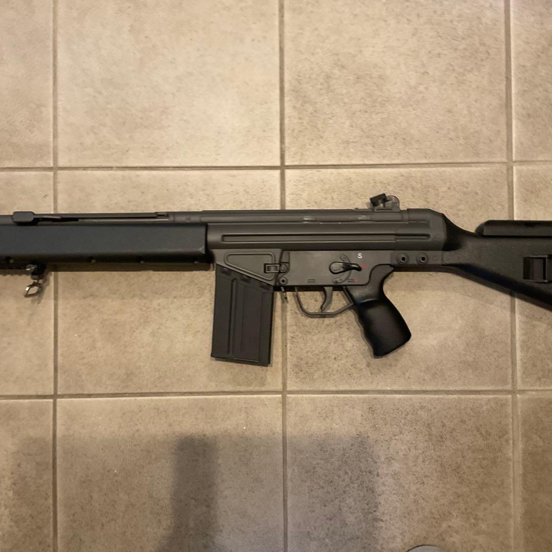 88m/s東京マルイ純正電動ガンG3SG1スナイプサイレンサーメンテ済