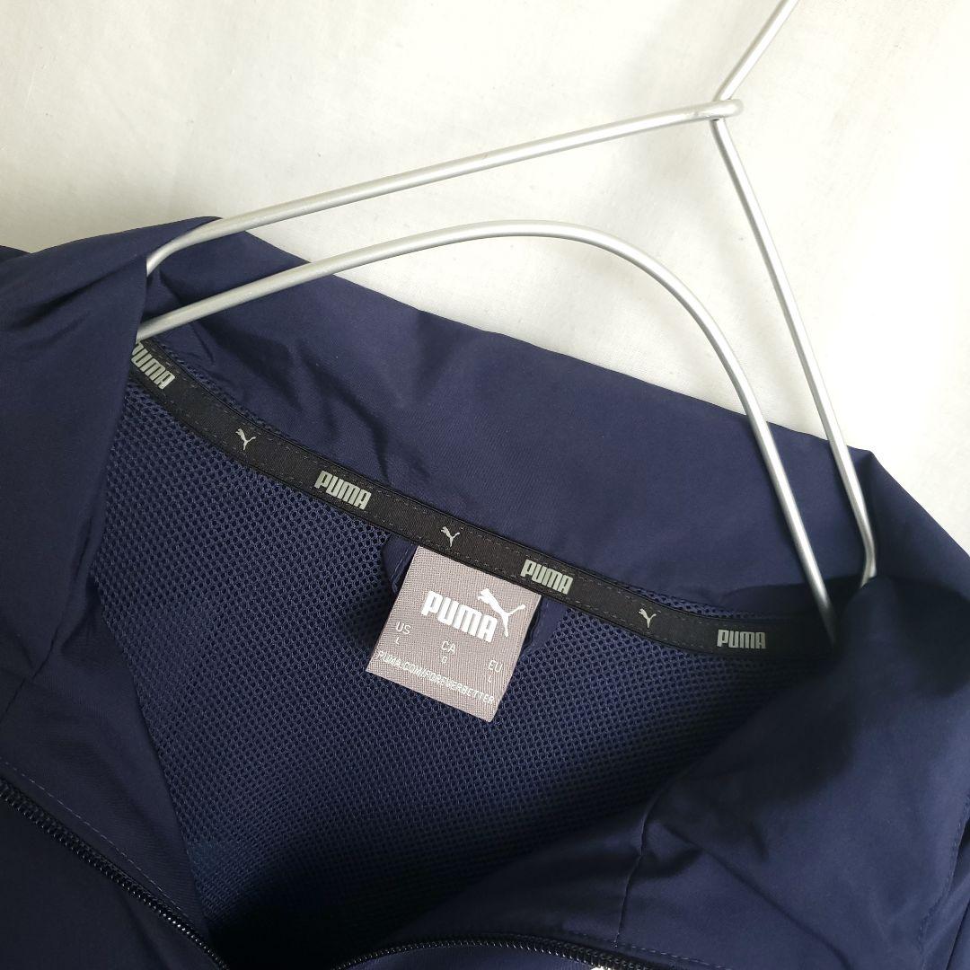 PUMA オリンピック・マルセイユ ナイロンジャケット サッカー ネイビー