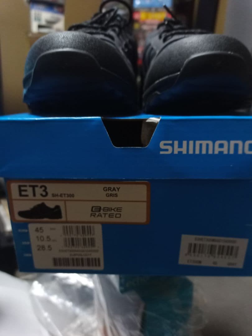 SHIMANO ET3 グレー 45サイズサイクルシューズ