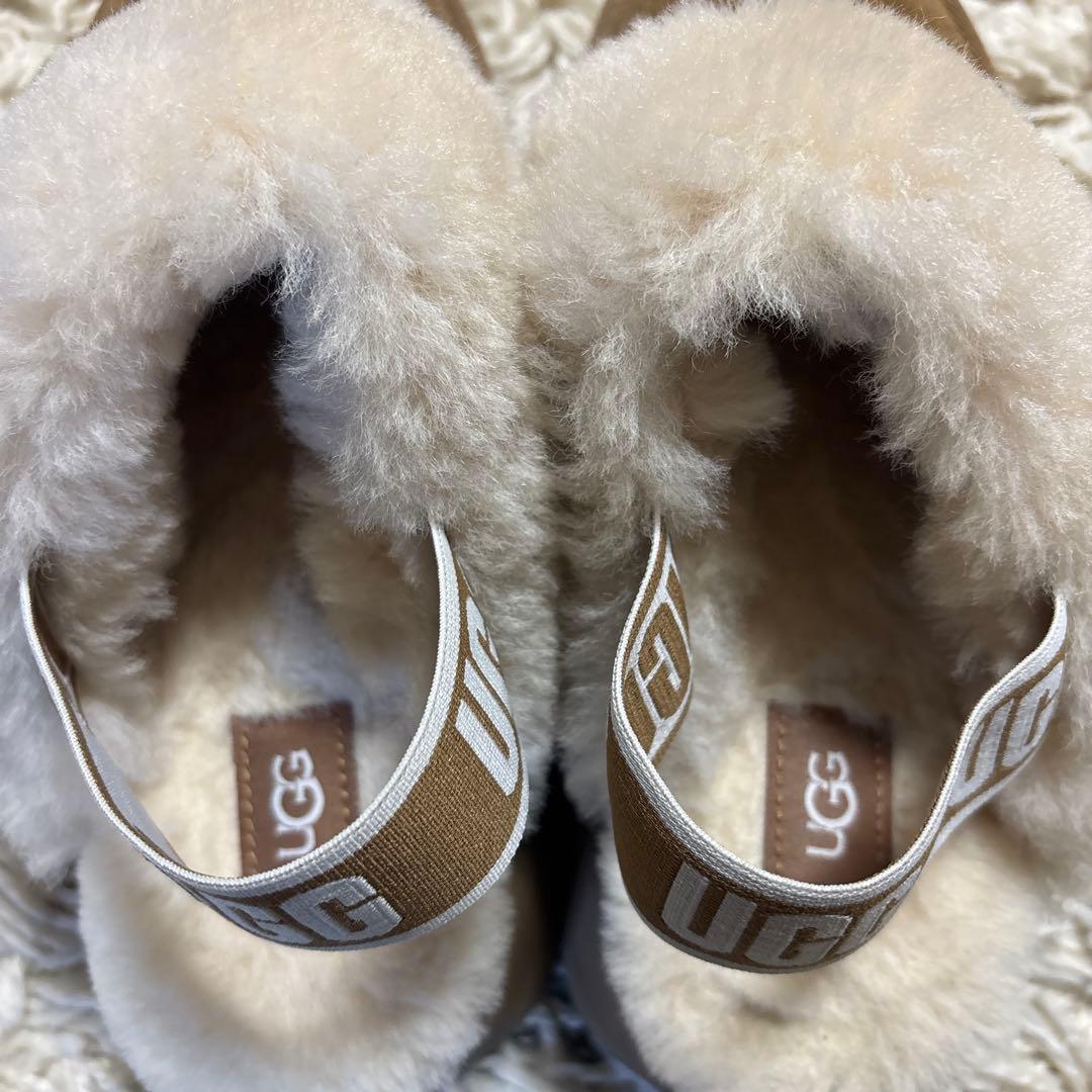 即購入可　UGG プラットフォーム ムートンブーツ ファンケット　厚底